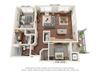 Centennial Crossings_3D_2 Bedroom B3-ADA
